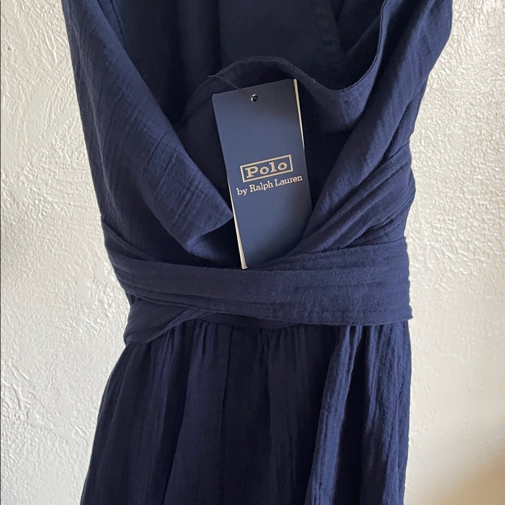 Polo Ralph Lauren Deep Blue Backless Dress - Picture 4 of 5